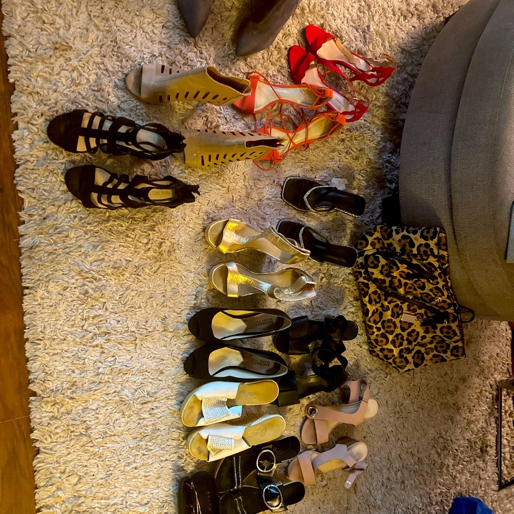 Shoes and bags almost new